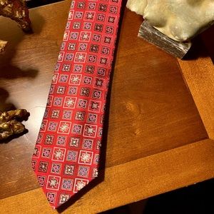 Mens XMI GOLD Vintage Silk Tie
